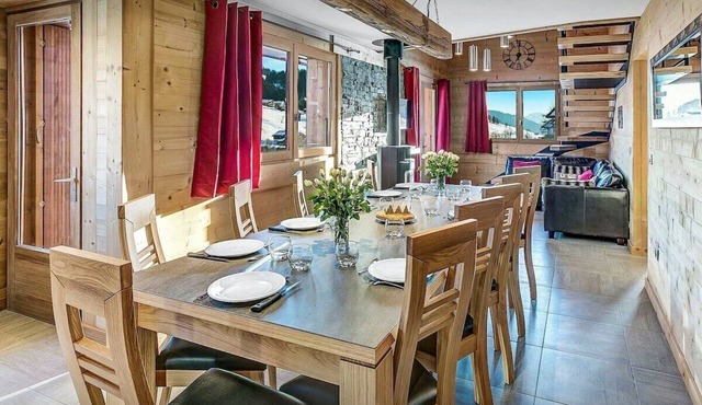 11-person family stay near ski slopes with sauna