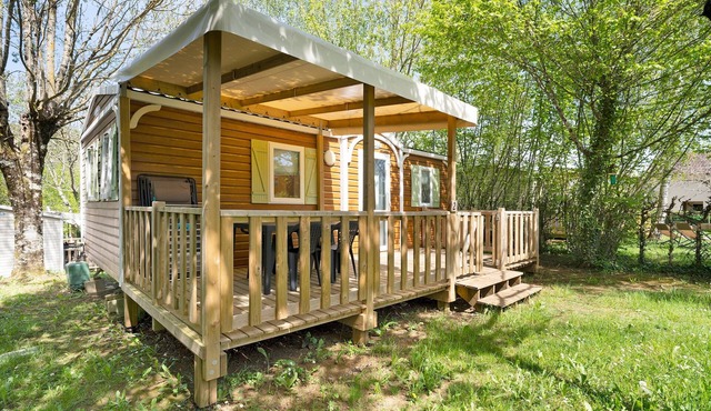 3★ Campsite in Périgord Noir – Mobile Home with Pool, Fishing & Family Activities