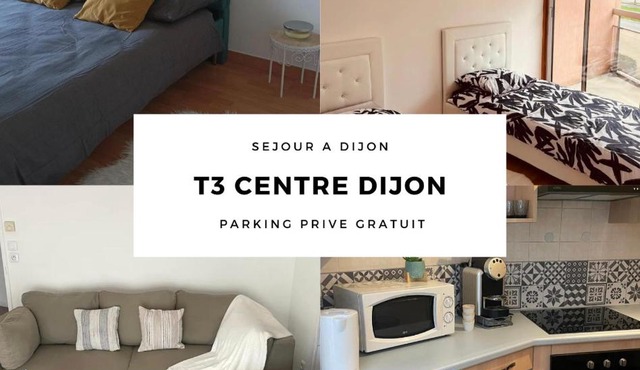 Appartement 2 chambres avec parking privé gratuit