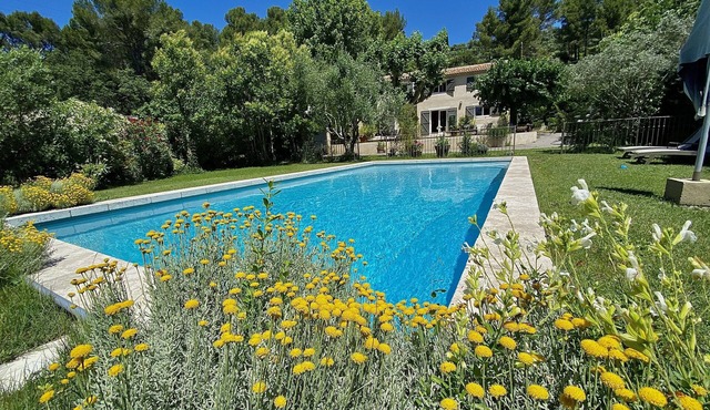 Bastide Provençale in the city of Aix en Provence in a buccolic setting