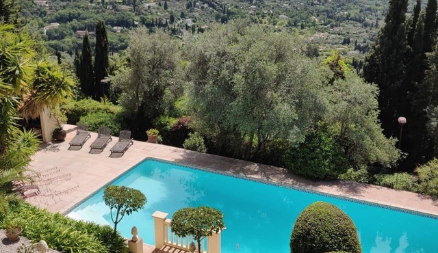 Belle Époque Estate with Pool & 360° Riviera Views