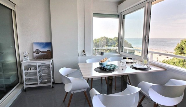 Bright Arcachon T3 50m Beach with WIFI and Parking