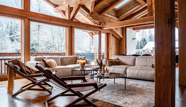 Chalet Bonami 450 m2 salle cinema, jacuzzi, hammam