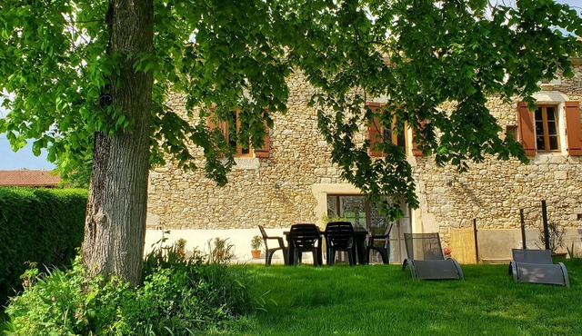 Cottage on the farm under the lime trees