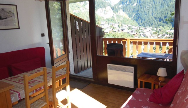 Cozy studio in Champagny, 3 people, southeast balcony