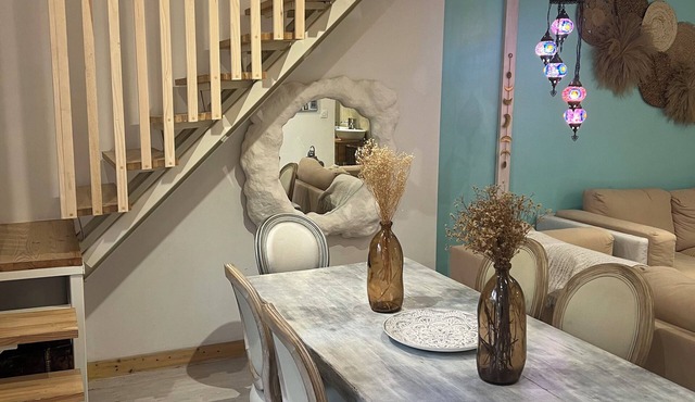 Four-room duplex + small nursery 5 minutes from the beach!