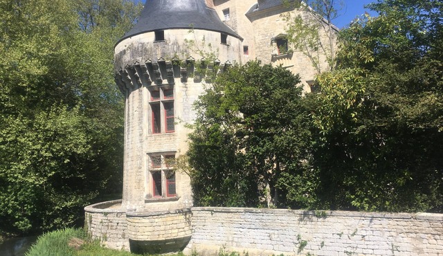 tranquil farmhouse with heated pool ,renter has exclusive use . in Saint-Georges-De-Longuepierre