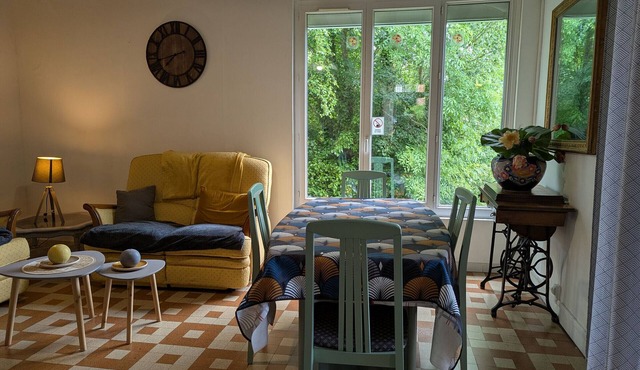 Independent cottage with terrace and direct lake access in Dampierre-en-Burly