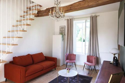 Le Perchoir Gîte de charme dans château -SPA- in Brix