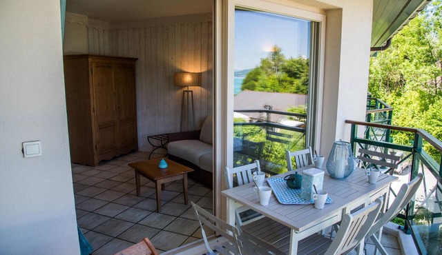 Les Roseaux du Lac 217 - Duplex chaleureux avec accès direct au lac et plage privée in Duingt