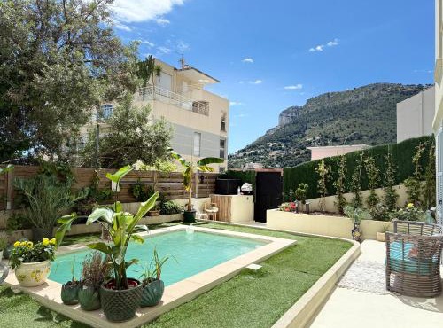 Monaco 2bdr luxury apartment, private garden&pool