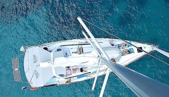 Overnight on a magnificent sailboat and out to sea the next day.