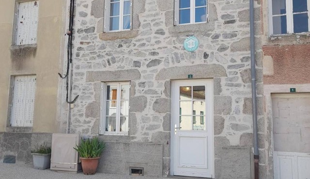 Renovated stone house with patio in Ferrières-sur-Sichon