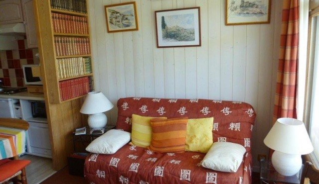 Studio 4 pers avec balcon, accès pistes, rés. avec ascenseur, parkings gratuits - FR-1-602-56 in Arette