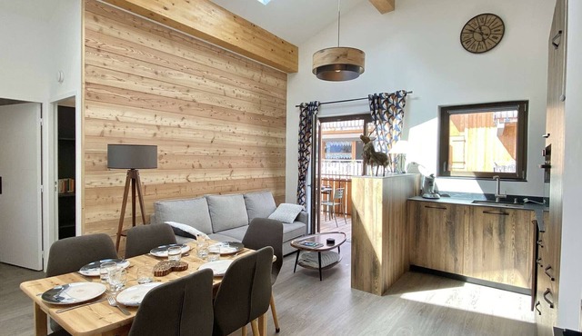 Superb 3-room apt with parking, near slopes and lake - Praz sur Arly