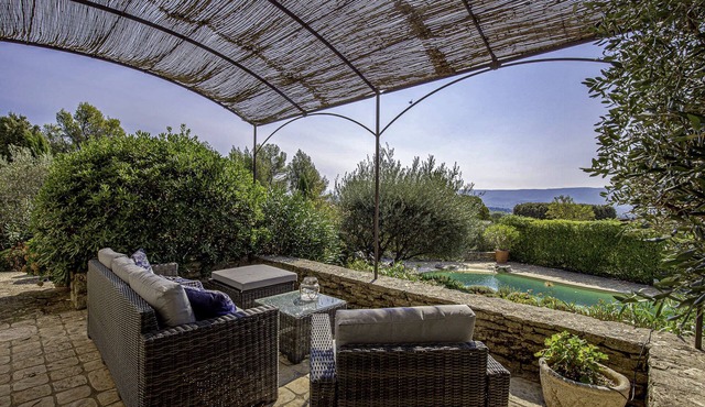 Villa Dumaines, Cabrieres, pool views and subtle elegance