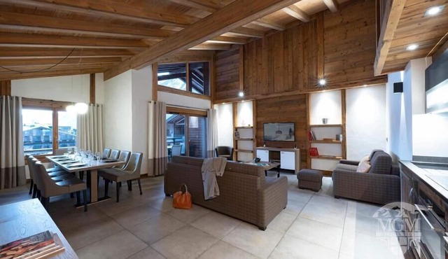 Wifi, 50m from shops, fitness, swimming pool, sauna, hammam, balcony, ski locker, 40m², Chamonix