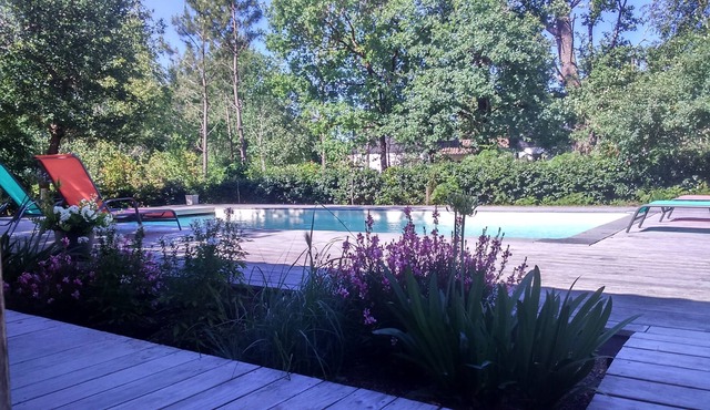 wooden house heated swimming pool 10 people