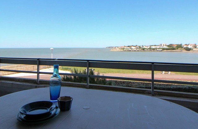 Spacious studio sea view with terrace and pets allowed in Royan