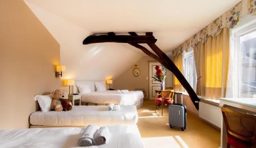Family Room with One Double Bed and Two Single Beds