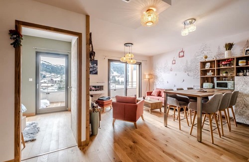 Neydens Apartment | Les Gets-Nid du Chéry, ski à pied & vue, 4 Etoiles