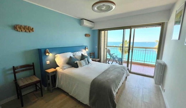Juan les Pins - Sea View - 4 people - Parking